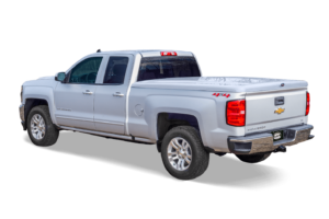 Silver Chevrolet Silverado with ATC Classic Tonneau Cover