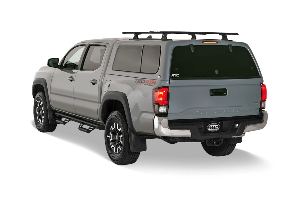 ATC LEX truck cap on a grey toyota tacoma