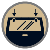 Exterior Hinge Rear Door Icon